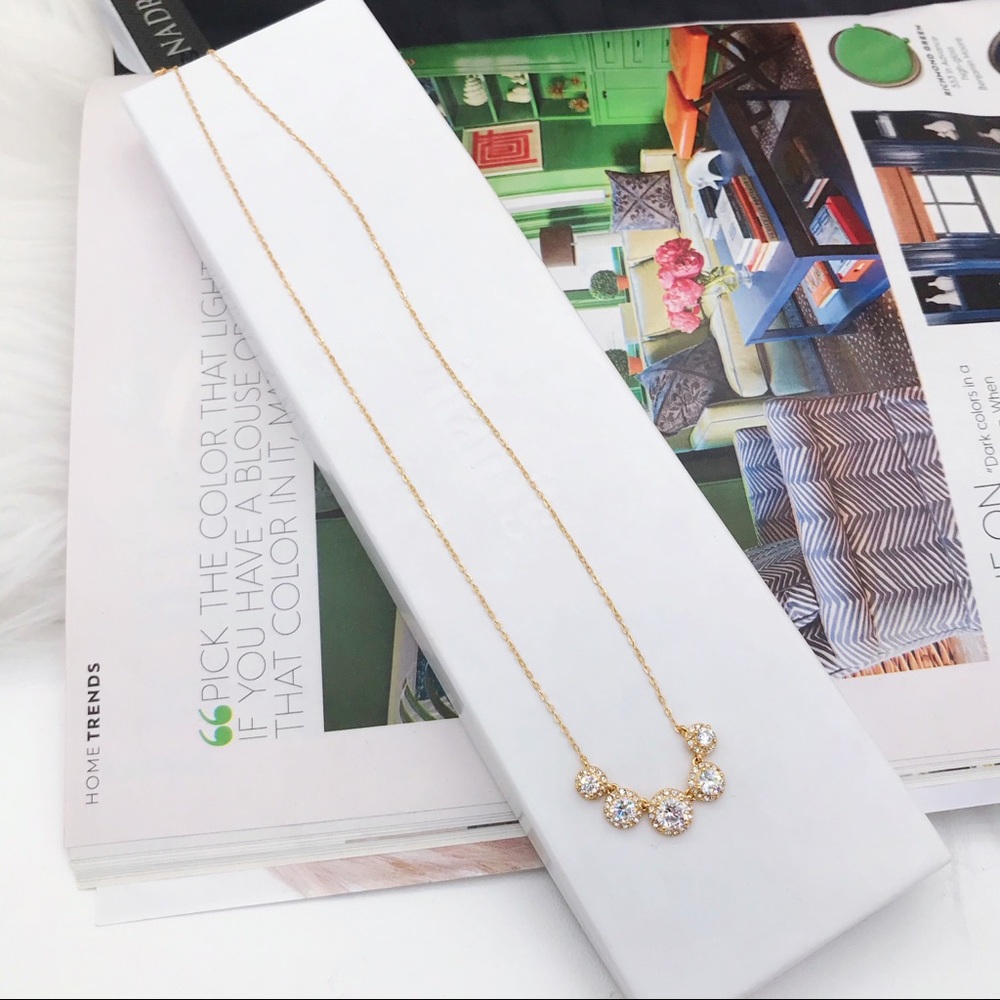 Nadri golden tone elegant necklace- NWT
